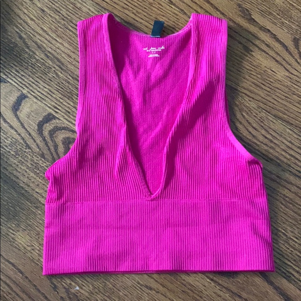 Out From Under Seamless Plunging Bra Top
